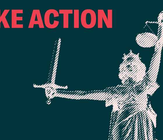 Lady Justice and Take Action